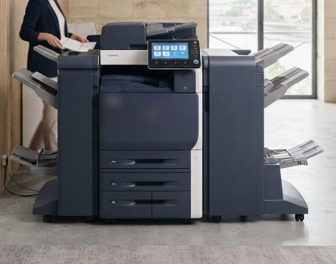 Copieur multifonction installé dans des bureaux